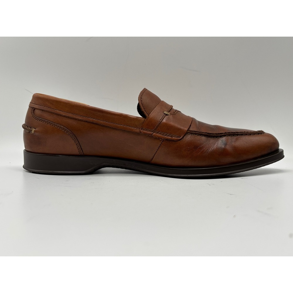 Cole Haan Grand.OS Men's 10 M Brown Leather Penny Loafers Dress Casual Shoes - Picture 15 of 16